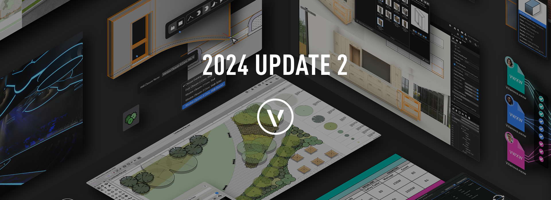 Vectorworks 2024 Update 2 verfügbar