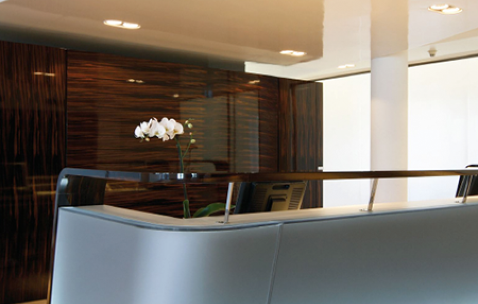 interiorcad powered by Vectorworks ist das CAD für Möbel- und Innenausbau Eingang Empfang Büro