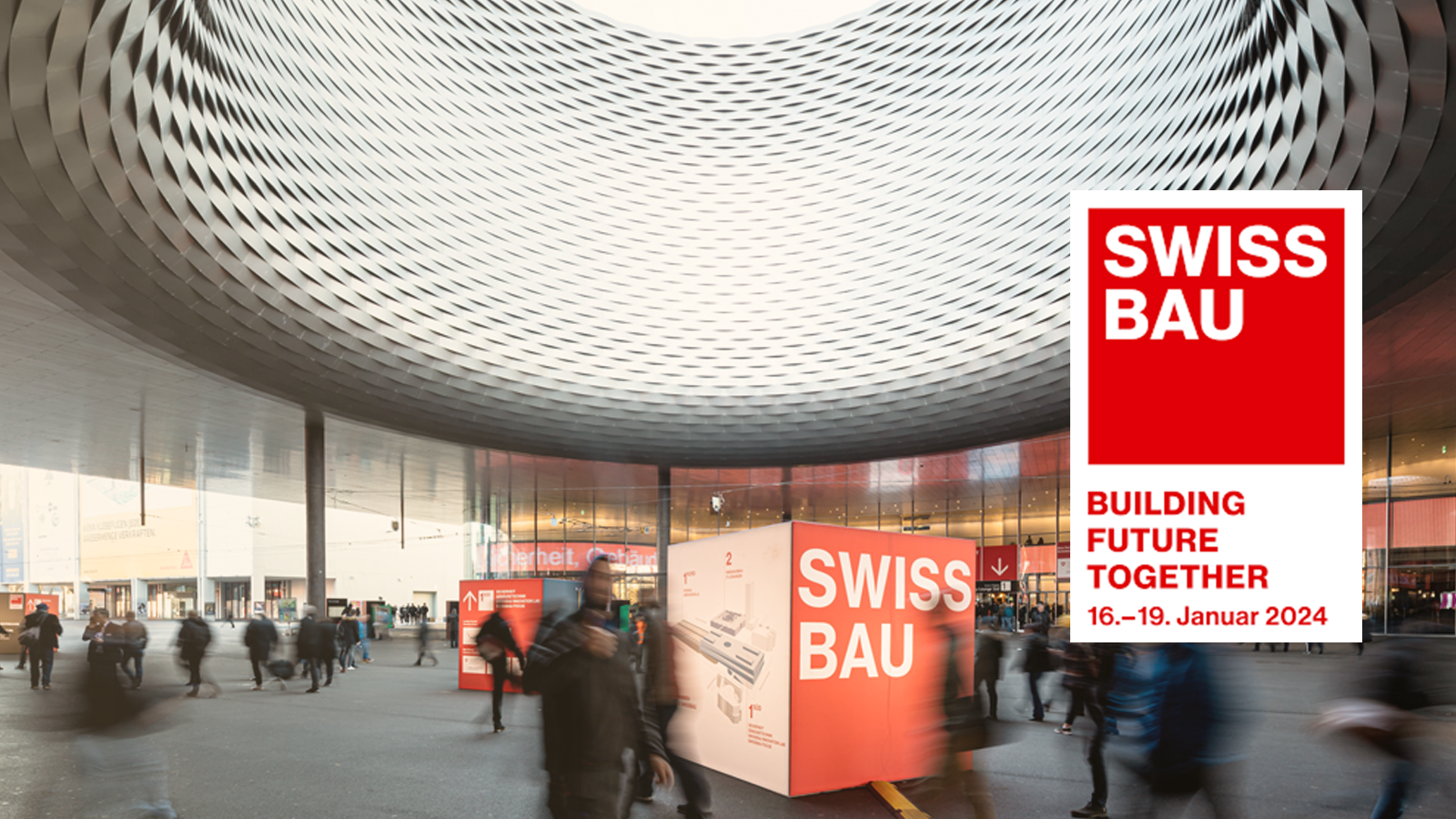 Swissbau 2024 – CRB-Veranstaltung Three on Stage an der Swissbau